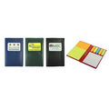 Leatherette Sticky Notes Kit